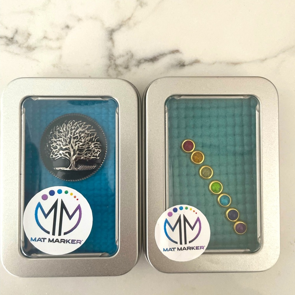 Yoga Mat Gems from Mat Marker. New!